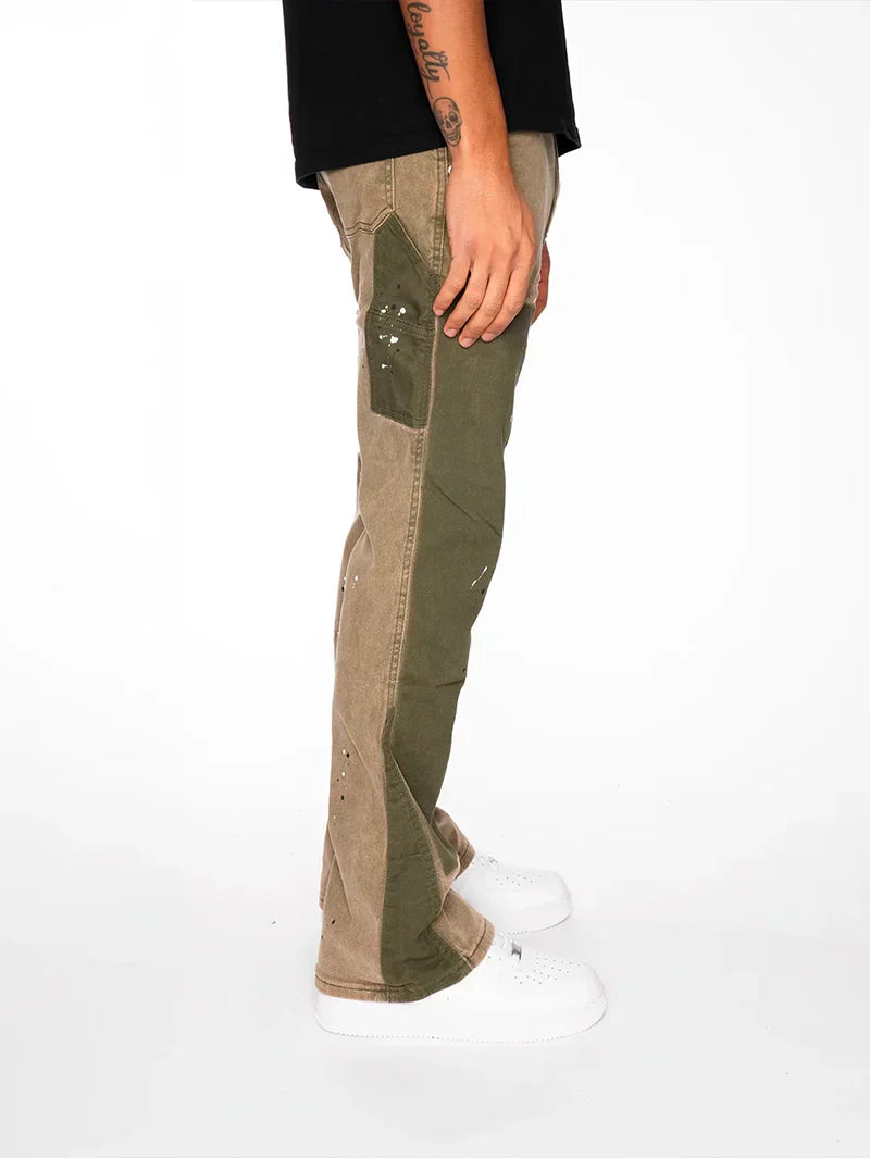 Braune Schlagjeans – 212444