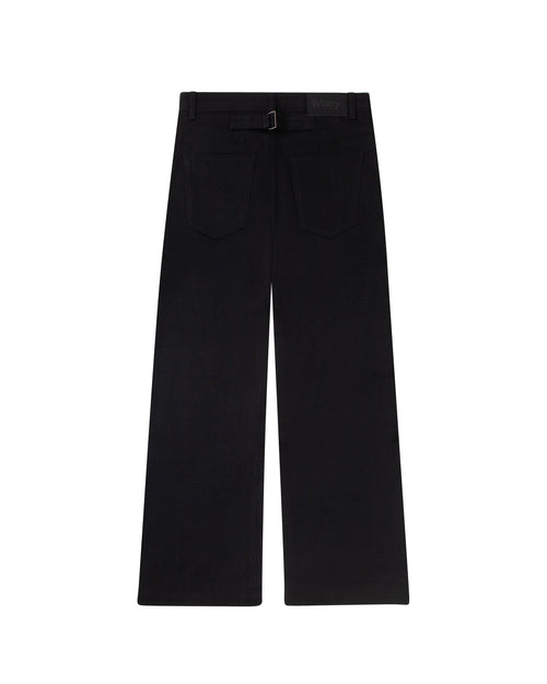 Black Bootcut Selvedge Denim
